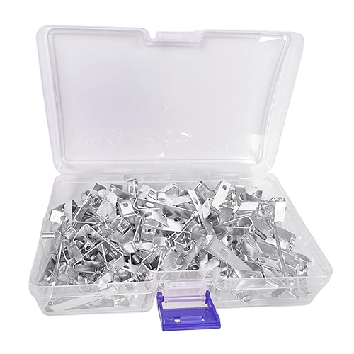 Image of 120 Pcs Metal Picture Hangers with Nails Heavy Duty Picture Hanging Hooks Hardware Picture Hanging Kits On Wood /Drywalls