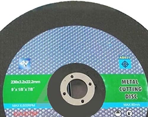 Dapetz ® Metal cutting slitting discs 230mm (9" inch) disc for angle grinder can cut-off wheelset is specially formulated for fast cutting metals and stainless steel.
