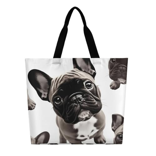 Rainbow Tote Bag for Women - Reusable Foldable Grocery Shopping Bag, Crossbody Shoulder Handbag3