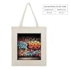 FekiLoot Graffiti Hip Hop Canvas Tote Bags for Women DIY Personalized Shopping Bags Daily Casual Reusable Grocery Bag Exquisite Fashion Large Handbags for Shopping Work Travel #3