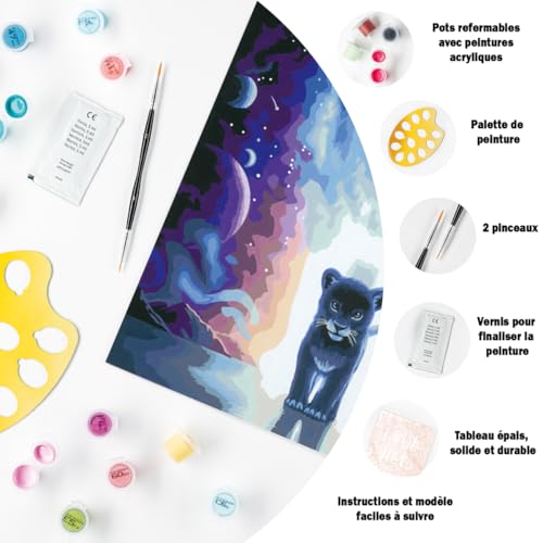 Peinture par numéros CréArt : Lion Ravensburger Jeux France - vue 8