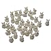 AMOBESTER Sime Charms Bunnies 35Psc Decorative Slime Beads for Arts Crafts Ornament