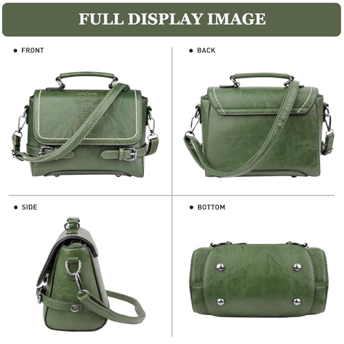 Image of Shoulder Bag for Women, Faux Leather Women's Shoulder Handbags, Fashionable Tote Purses for Women with Removable Strap and Zipper Closure