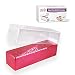 PANA Rectangle Nail Drill Bit Holder Display Organizer Case - Dustproof Carbide Bit Storage Container Box For Manicure Tools Nail Salon - 30 Holes Rose Gold (Drill Bits Not Included)
