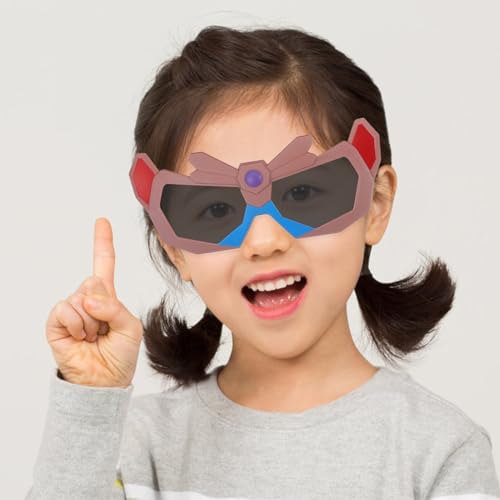 TOYANDONA Óculos Adereços Para Fotos 4 Peças Unissex Robô Óculos De Sol Brinquedo Novidade Óculos De