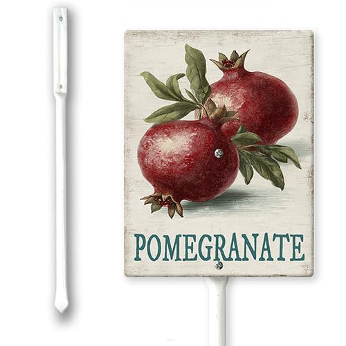 Elderflower Yard Sign With Stake 12.8" For Garden Label Stakes Plant Markers For Outdoor Plants Waterproof 4.6x6 inch