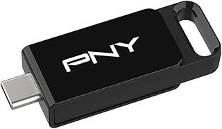 PNY Unidade Flash USB 3.2 Elite Elite de 256 GB Elite - para ler e escrever até 10 x mais rápido do que USB 2.0, design confiável, durável e portátil, porta Type-C