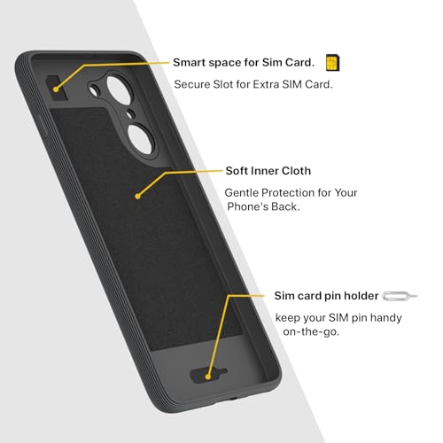 Image of Pikkme Back Cover for Oneplus Nord CE 5 5G Camera Protection 3D Hexa Cube Design Silicone Protective Bumper Case (Grey)