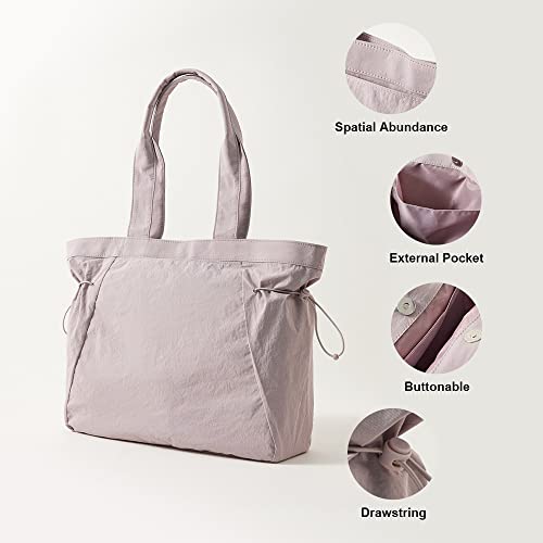 Image of VAKAER Tote Bag for Women, 18L Side Cinch Shopper Bag, Large Hobo Bag, Lightweight Shoulder Bags for Work, Workout, Travel