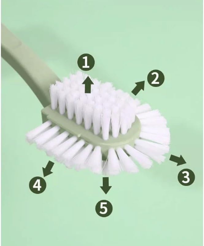 Five Sides Shoe Brush Multi Sided Household Bristle Clean Shoes Wash Multi-Functional Washing