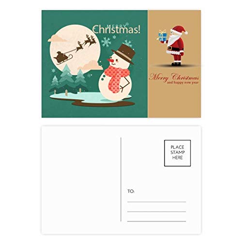 Cartes postales bonhomme de neige de Noël pour réchauffer les cœurs