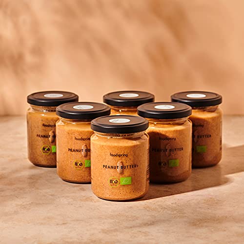 foodspring pindakaas, 6 x 250g, Heerlijke pindakaas boordevol proteïne, gemaakt van 100% biologische pinda's - Image 7
