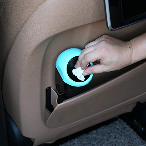 Mini Waste Can Rubbish Car Trash Can Rubbish Bin For Car /Office/Home 6.29*3.14In #TOP2