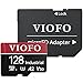 VIOFO 128GB Speicherkarte SD Karte, hohe Geschwindigkeit mit Adapter, MLC V30 U3, Kompatibel für 1080P 2K 4K WiFi Dashcam Auto Kamera