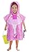 Little Mermaid 100% Cotton Hooded Towel for 2-6 Years Girls Bath Beach Pool Towel,24 x 48 inches (Dancing Girl)