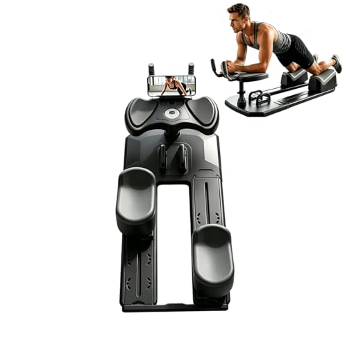 Crawling Exercise Machine, Spine Twisting Stretching Trainer, Detachable Silent Glide Gear, Full Body Workout for Core, Glutes & Legs, Space-Saving Home Fitness