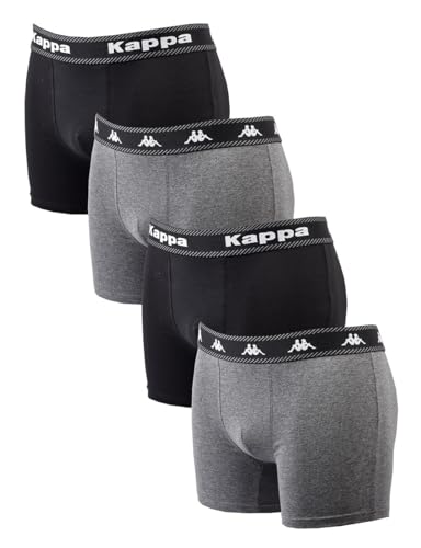 Boxershorts für Männer Kappa (DE/NL/SE/PL, Alphanumerisch, M, Regular, Regular, 4er Pack Boxershorts 0130)