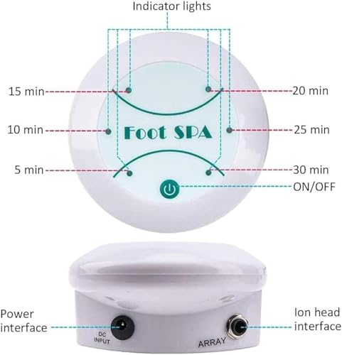 Mini Baño de Pies Iónico Detox, Máquina de Masaje Eléctrico miniatura 3