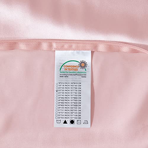 Thxsilk 100% Pure Mulberry Silk Pillowcase For Hair And Skin Luxury 22 Momme Charming Pink Silk Pillow Cases With Hidden Zipper Closure, Toddler #TOP6