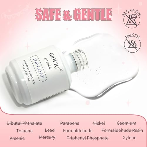 Set 4 Piezas Gel Base y Top Coat 15ml miniatura 3