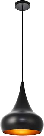 Circa 15 Inch 1-Light Pendant in Black
