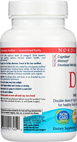 Nordic Naturals Strawberry DHA Xtra 1660 MG 60 SG, 60 CT - Thumbnail 6