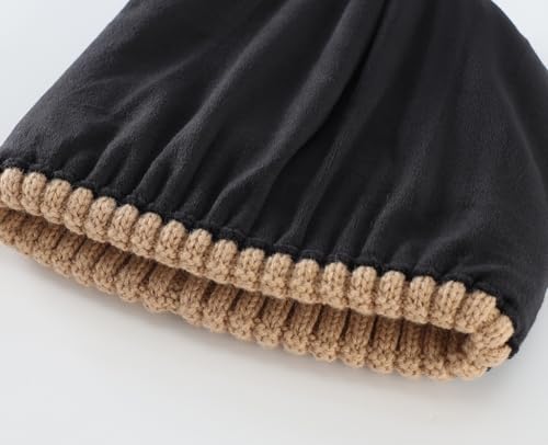 Image of Connectyle Fleece Lined Cuffed Beanie Hat for Men Women Knitted Winter Wool Beanies Skull Cap Warm Watch Hat