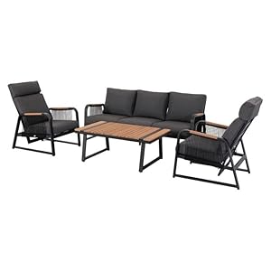 OUTLIV. Loungeset Siena Aluminium Rope Eukalyptus