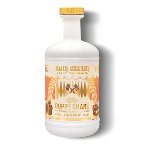 Duppy Share Sea Salted Caramel Caribbean Rum Cream Liqueur 70cl 15% ABV