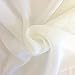 Solid Chiffon Fabric Polyester Dress Sheer 58'' Wide by The Yard All Colors (10 Yard, Off White)
