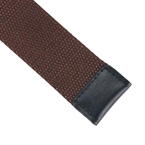 Image of Web Fabric Canvas Belt for Men Women with Double D Ring Buckle 1.5in Wide