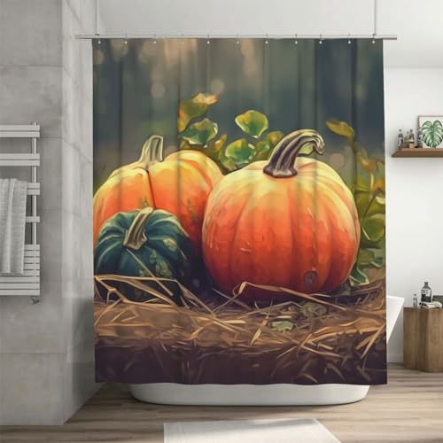 Rideau de douche minimaliste 183 cm avec crochets de fixation - 7