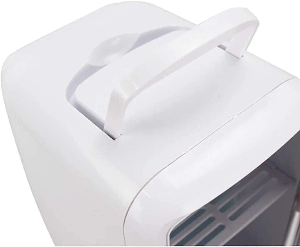 Mini Fridge, 4 Liter Portable Thermoelectric Cooler for Beverage, Food, Cosmetics, Home, Office and Car (Color : Pink) (Pink)