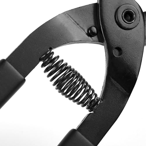 zalati Lederstanzwerkzeug, 4 mm, leiser Karbonstahl, Stanzwerkzeug für Lederhandwerk, 4 mm, 2 Zähne