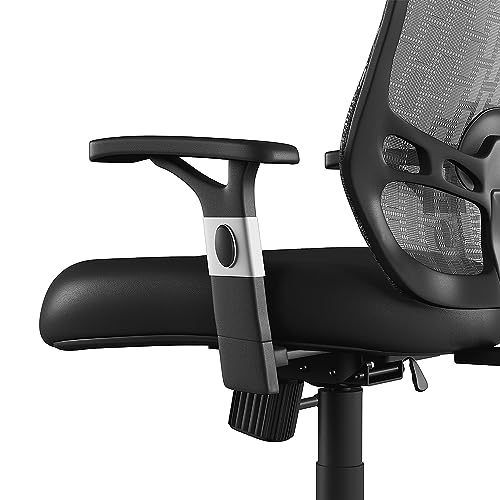 Staples 59455-CC 934100 Corvair Luxura Mesh Back Task Chair Black thumb #4