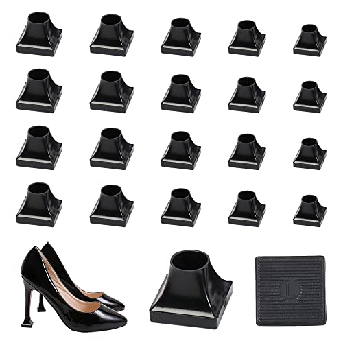 Heel Protectors for High Heels, 10 Pairs, Black