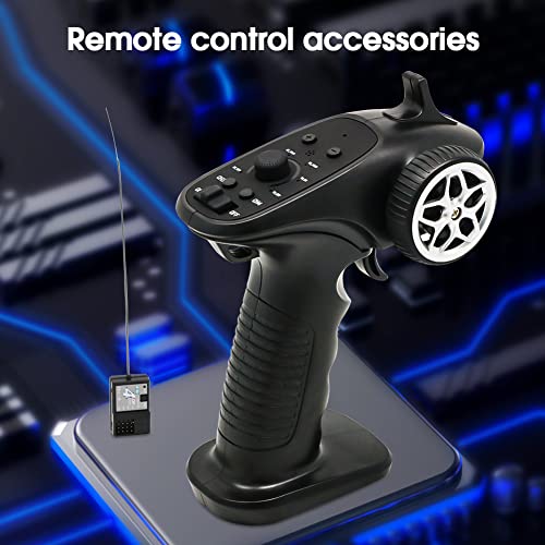 Havcybin 2.4Ghz Rc Controller 4Ch Remote And Receiver Digital Radio Transmitter For Rc Car Boat Tank (Updated Version) #TOP2