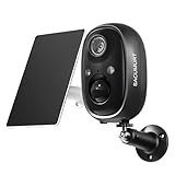 Security Cameras Wireless Outdoor, 2.4GHz WiFi Camera Outdoor Wireless, 2K Cameras for Home Security with Solar Panel, Motion Detection, Works with Alexa & Google Home, Free Cloud Storage(Need Apply)