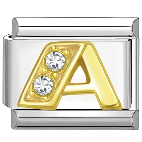 Quiges - Quiges Fashion Jewels Lettre Italian Charms Un 9mm