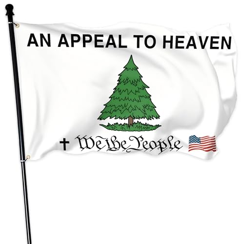 An Appeal to Heaven Flag 3x5 Ft We The People American War Revolution Liberty Pine Tree Flags for Outdoor House Indoor Yard Sign Patriotic Banner Decor