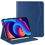 HGWALP Protective Case for iPad (A16) 11th Generation 11 Inch (2025) & iPad 10th Generation 10.9 Inch (2022), Multi-Angle Viewing Stand Cover with Pen Holder & Pocket,-Navy