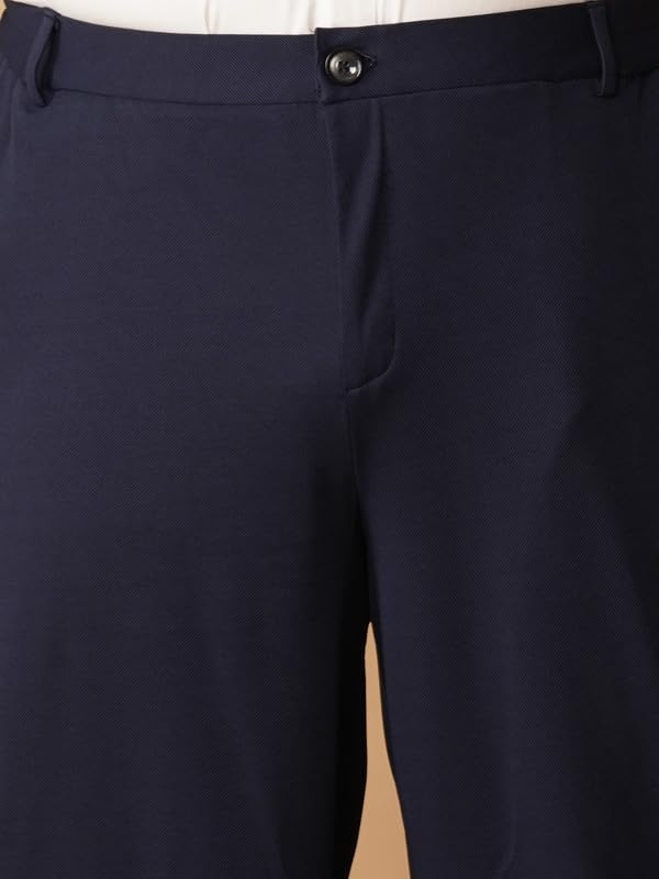 Image of OOMPH! Luxury Lycra Stretchable Formal Pants for Men | Stylish Slim Fit Men's Wear Trousers for Office or Party | Mens Fashion Dress Trouser Pant