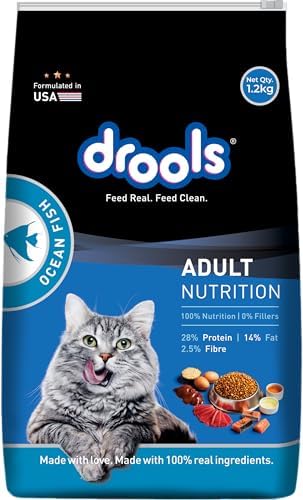 Drools Dry Cat Adult Food Ocean Fish 1.2kg