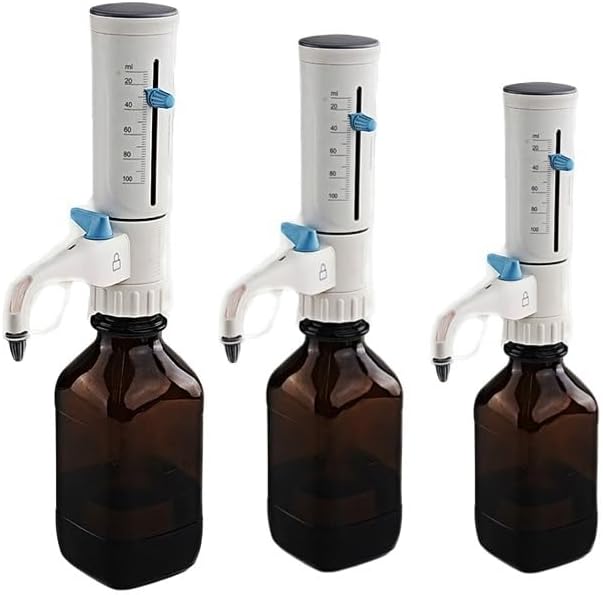 Adjust Quantitative Bottle Top Dispenser Lab Pipette Large Capacity Up to 100mL Fully(Dispenser 10-100 ml)