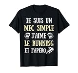 Running, Course À Pied, Coureur, Jogging, Footing, Apéro, Bière, Homme Humour Running, Humour Running, Running Homme, Homme Humour Running, Pour Joggeur, Idée Cadeau Joggeur