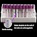 Erbaofd EDTA K2 Glass Blood Collection Tubes, 5ml 100PCS Vacuum Blood Collection Tube, with Purple Screw Caps, for Lab