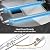 Criditpid Grill Replacement Parts for Nexgrill 6 Burner 720-0896B, 720-0896, 720-0896E, 720-0896C, 730-0896, Cast Iron Grill Grates, Heat Plates, Burners Tubes & Ignitors for Nexgrill Evolution Grills