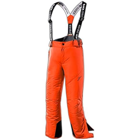 Black Crevice Skihose Pantalones de esquí, Naranja, 14 años Cover