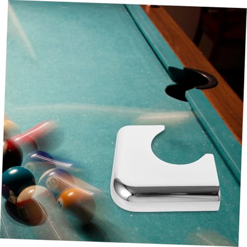 Angle de table de billard argenté en fer Mikikit - Finition haut de gamme