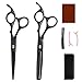 Produktbild Profi Haarschere Set, 2 Edelstahl Scharfe Präzise Haarschnitte Effilierscheren, Modellieren Professionelle Friseurscheren für Damen Herren und Kinder